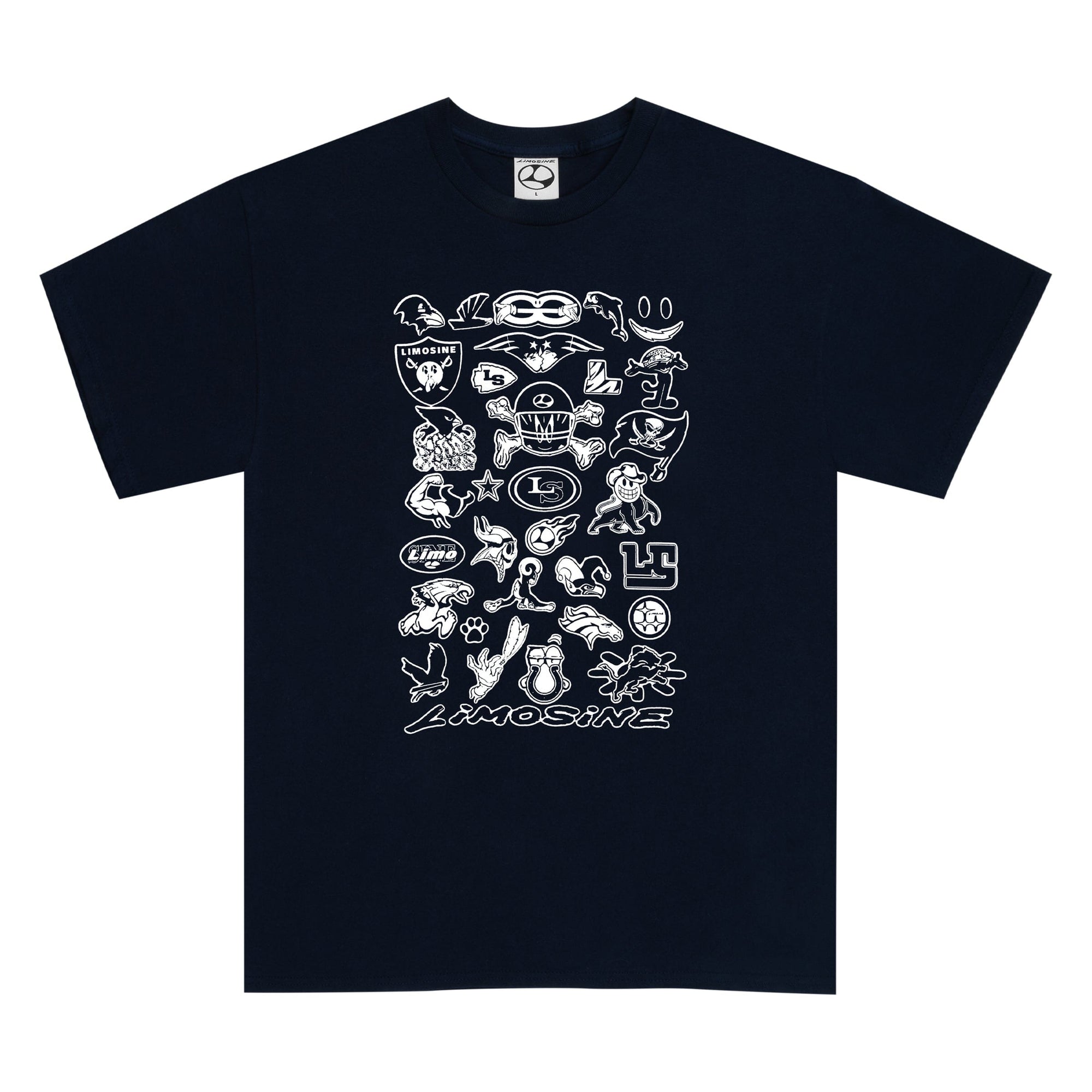 Limosine Teams Tee Navy Tees Limosine 