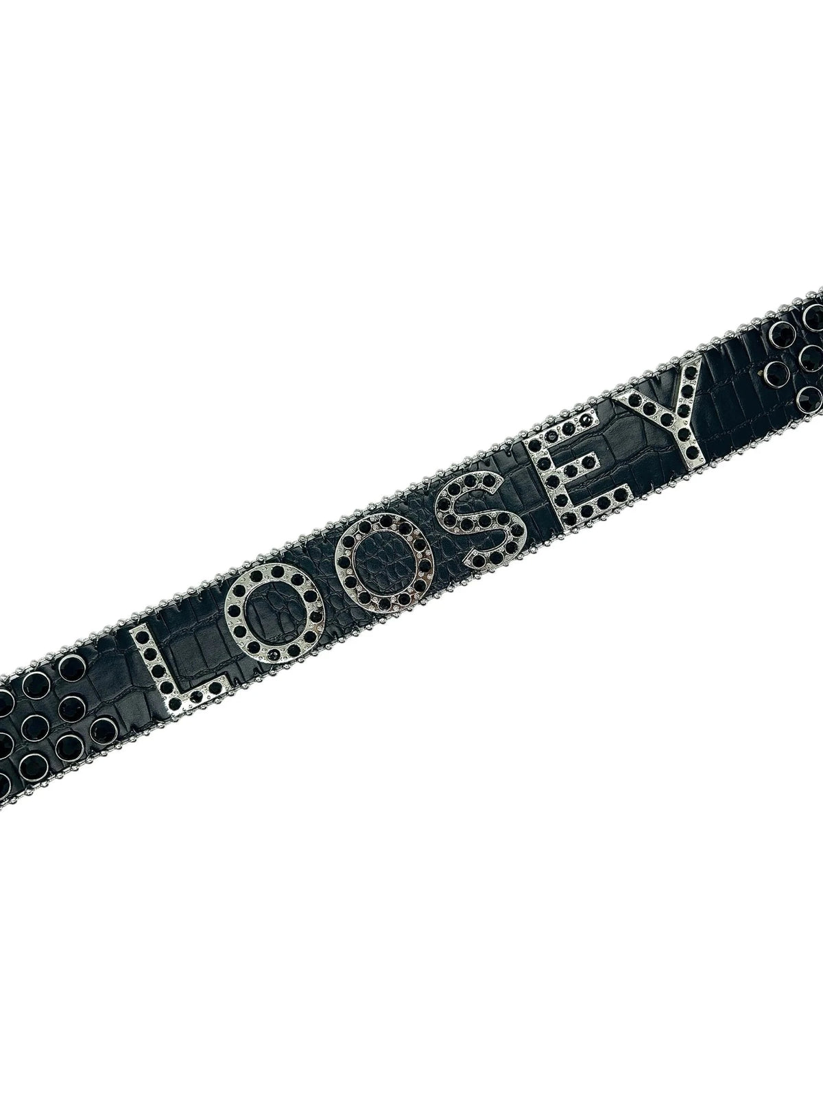 Loosey Bold Rhinestones Belt belts Loosey 