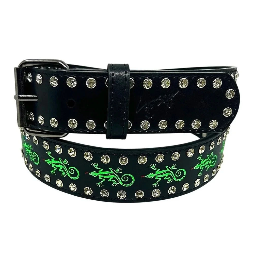 Loosey Gecko Belt Rhinstone Belts Loosey 