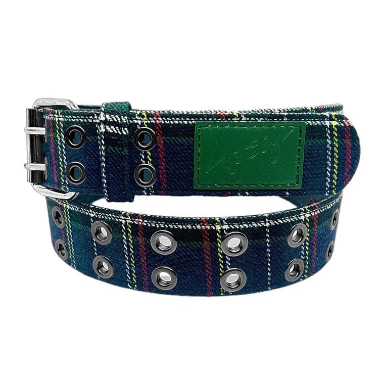 Loosey Plaid Grommet Belt Belts Loosey 