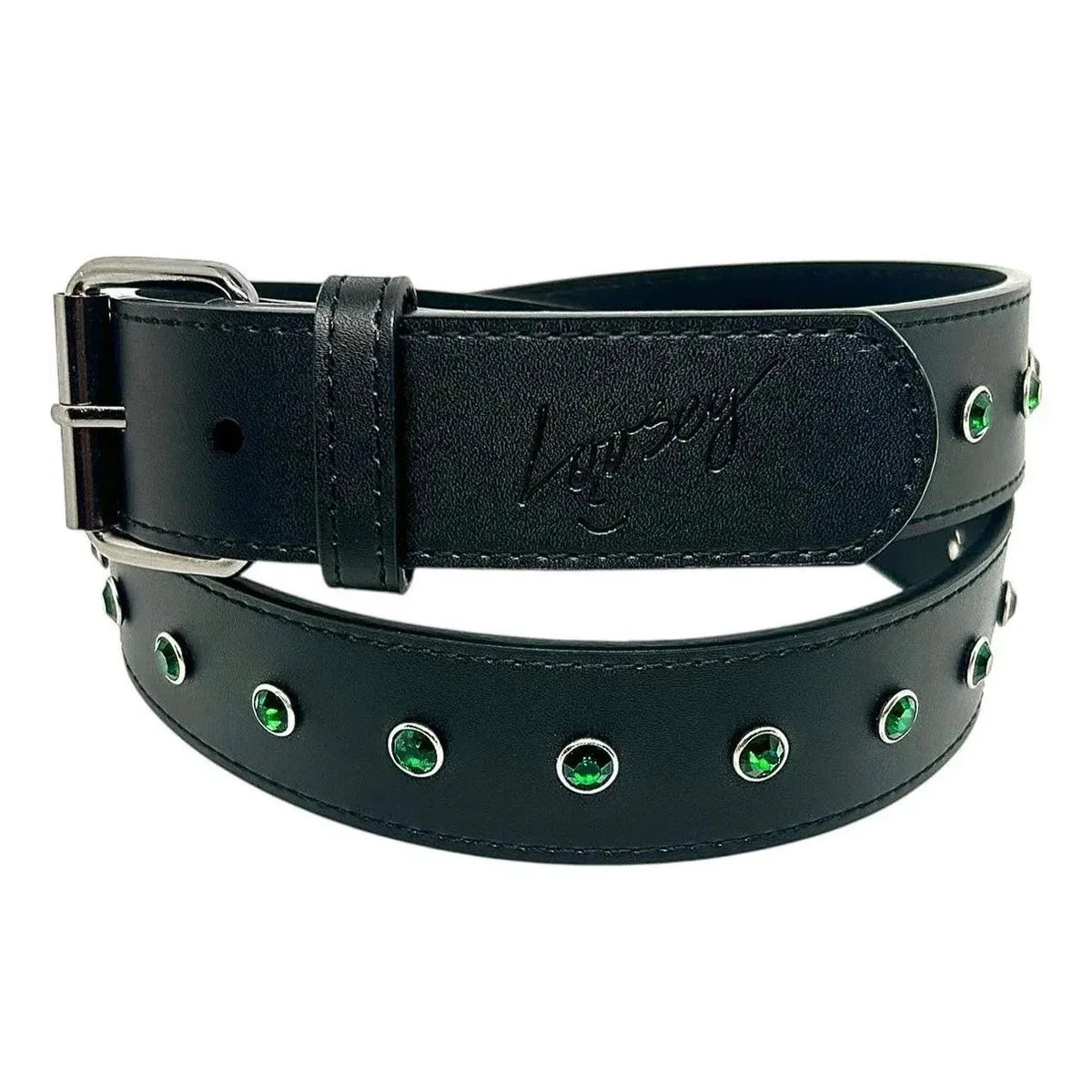 Loosey Rhinestone Belt Black Belts Loosey 