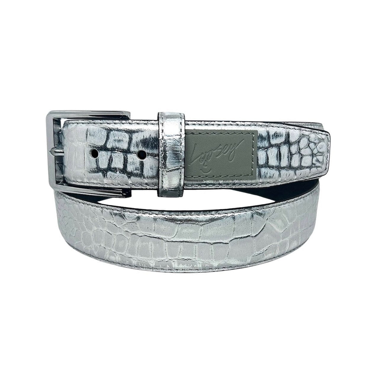 Loosey Silver Croc Belt belts Loosey 