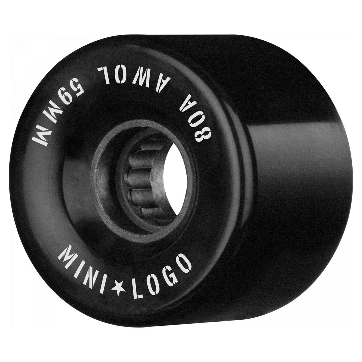 Mini Logo AWOL Cruiser Wheels Black 80A 55MM wheels Mini Logo 