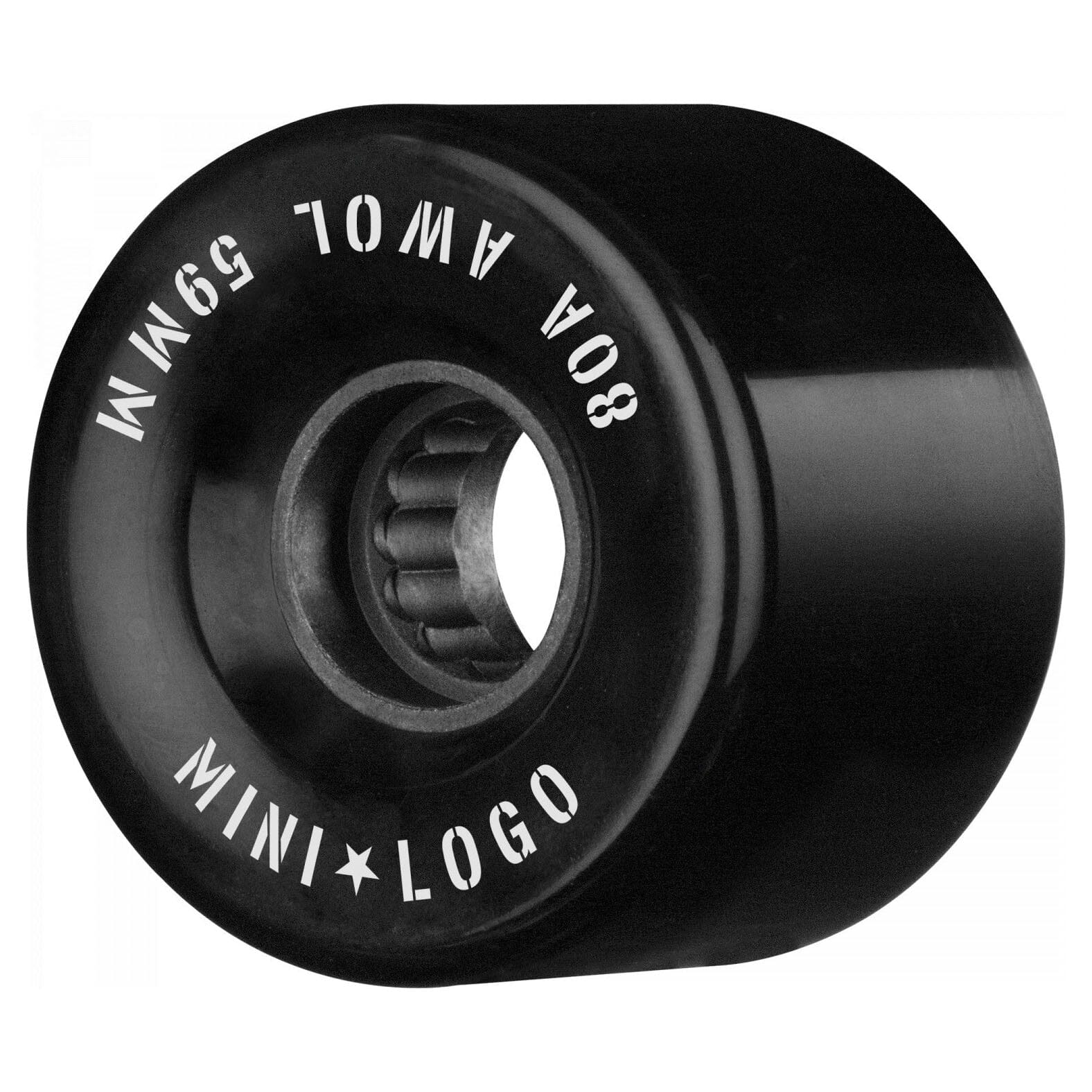 Mini Logo AWOL Cruiser Wheels Black 80A 55MM wheels Mini Logo 