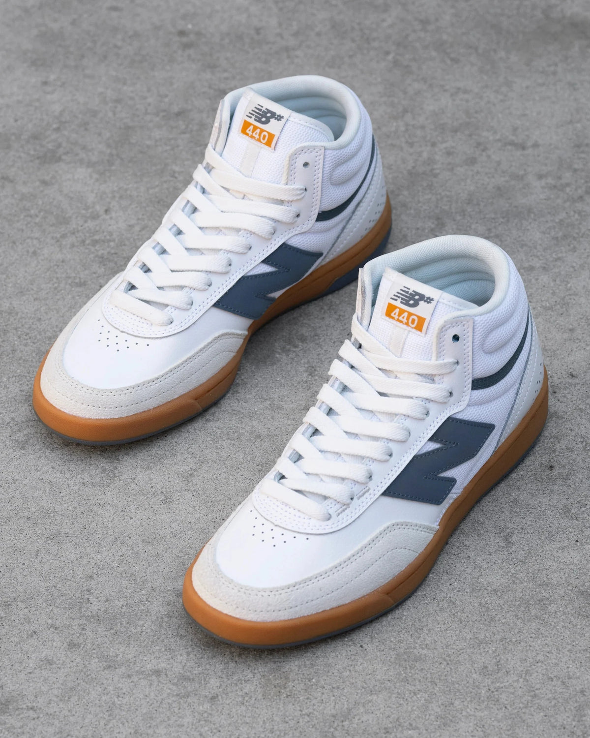 New Balance Numeric 440 High Wide Sea Salt/Teal footwear New Balance Numeric 