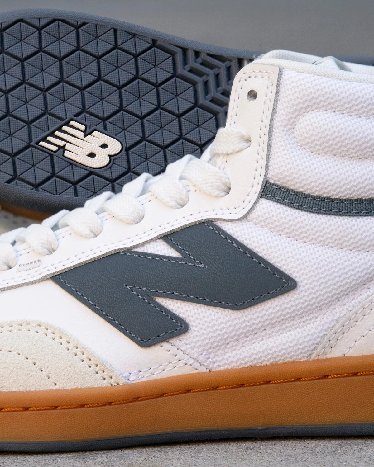 New Balance Numeric 440 High Wide Sea Salt/Teal footwear New Balance Numeric 