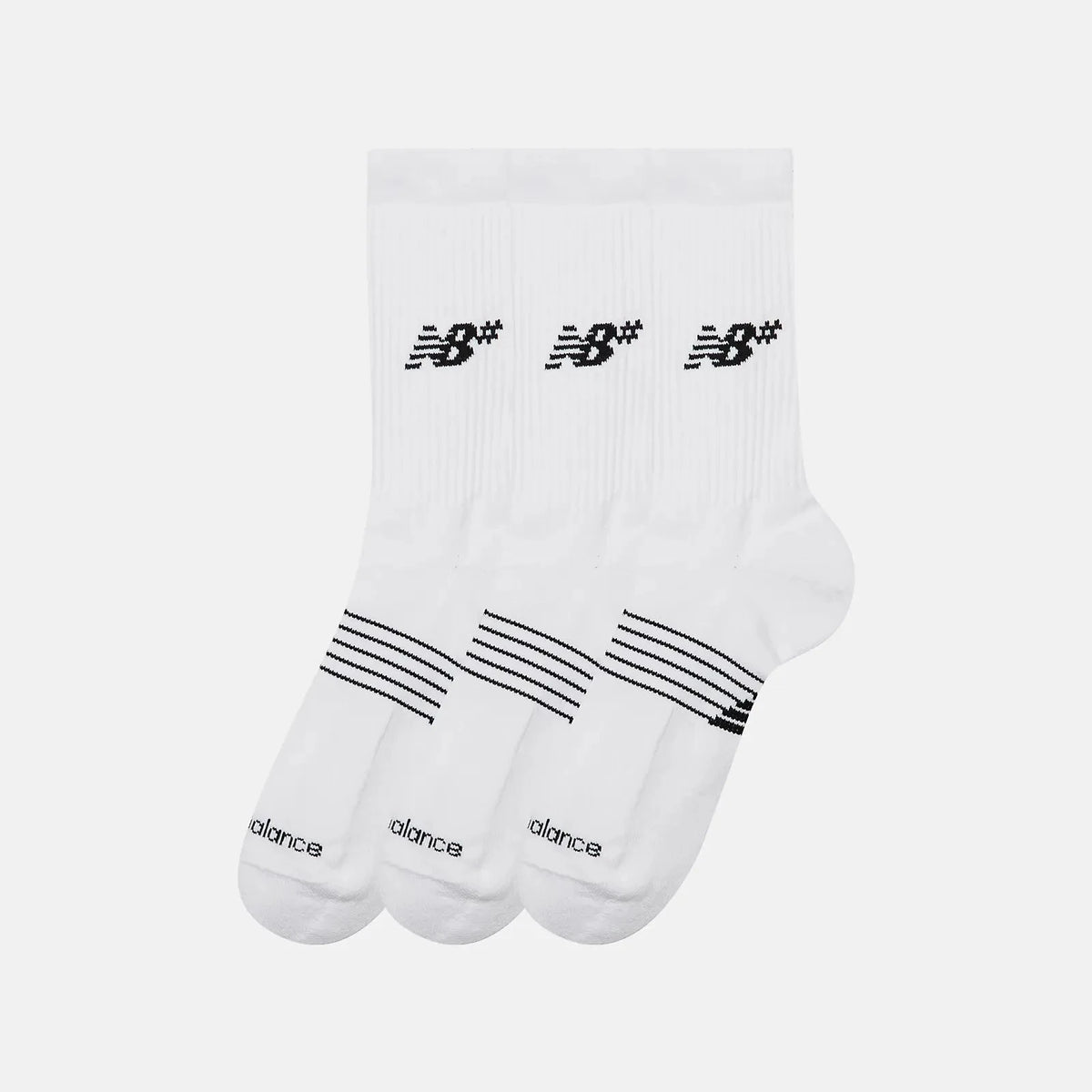 New Balance Numeric Active Socks 3 Pack White Socks New Balance Numeric 