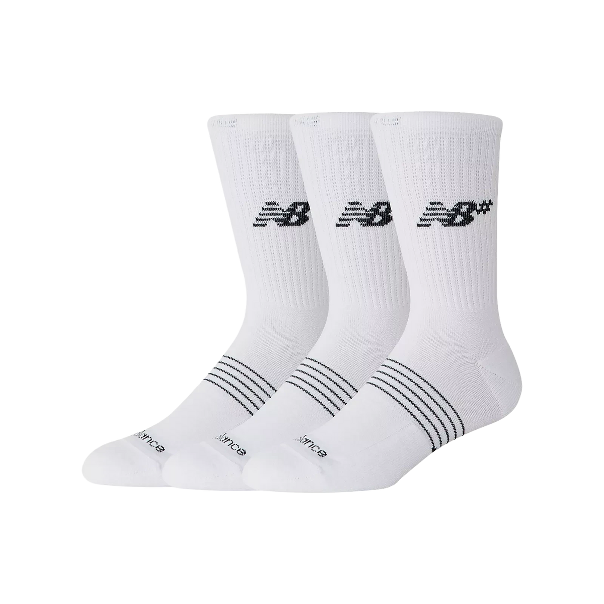 New Balance Numeric Active Socks 3 Pack White Socks New Balance Numeric 