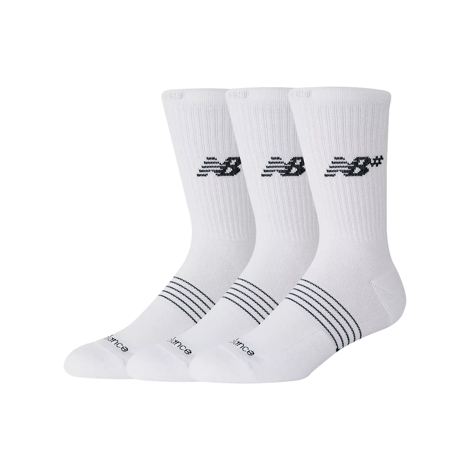 New Balance Numeric Active Socks 3 Pack White Socks New Balance Numeric 