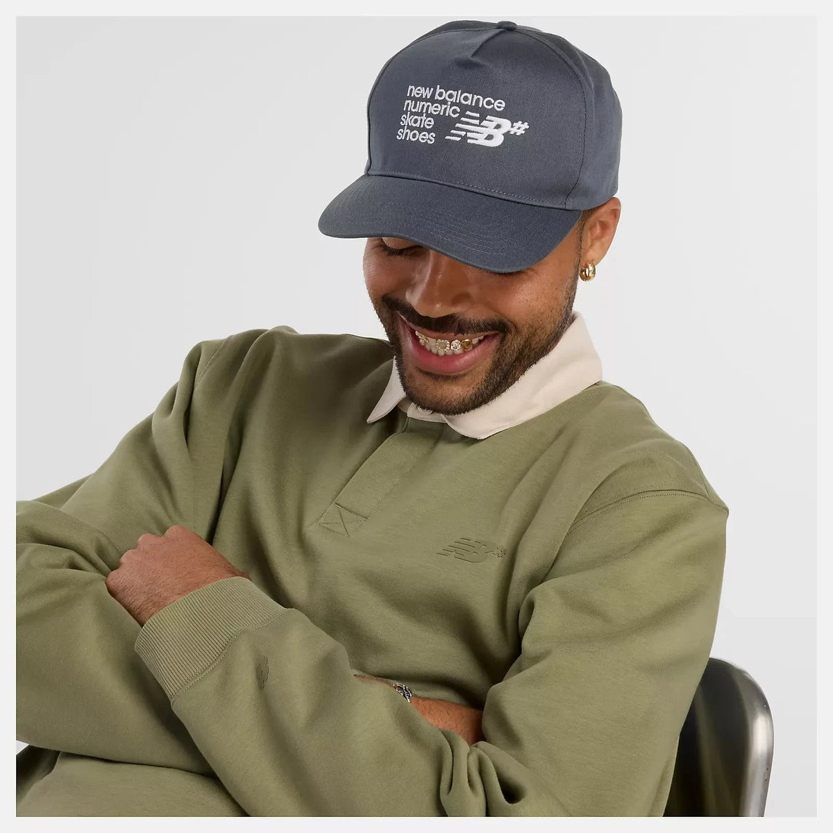 New Balance Numeric ADV Rugby Shirt Dark Olivine crewnecks New Balance Numeric 