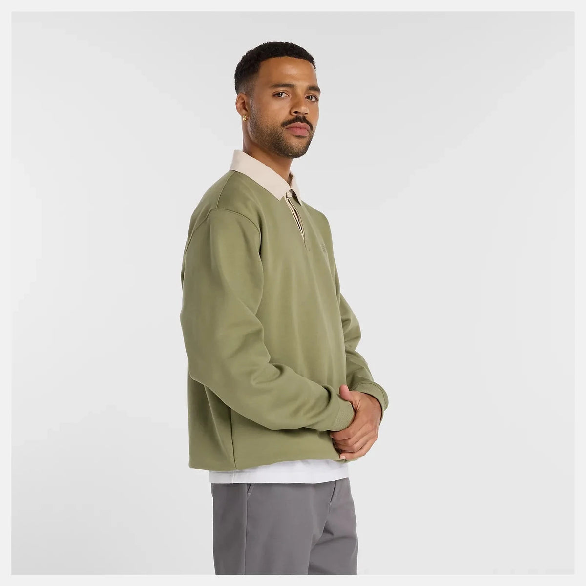 New Balance Numeric ADV Rugby Shirt Dark Olivine crewnecks New Balance Numeric 