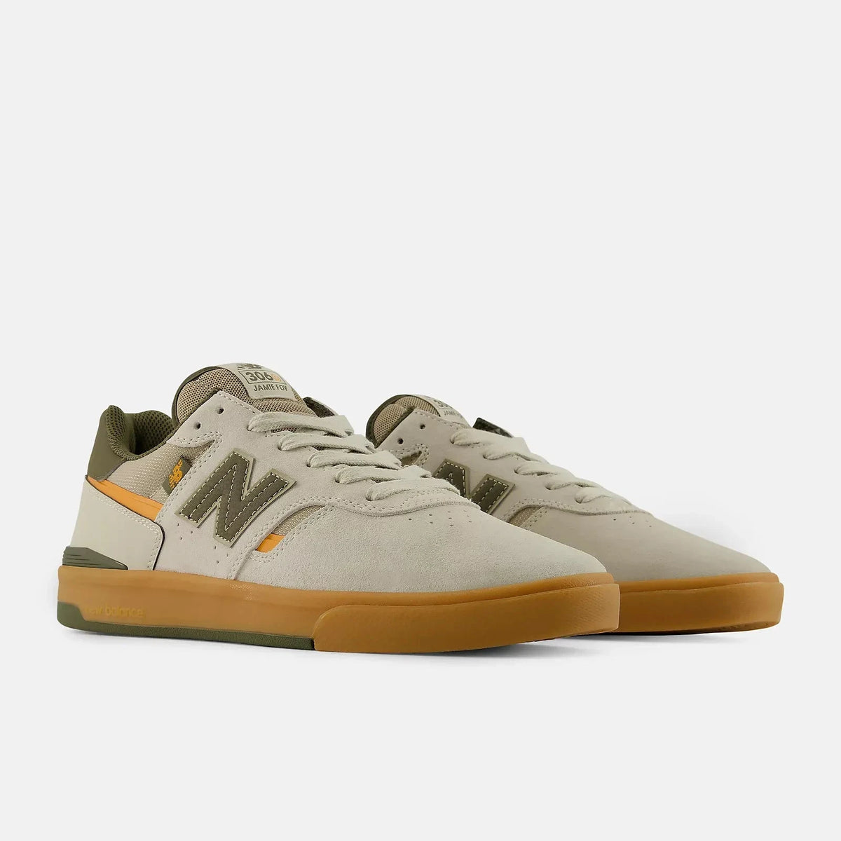 New Balance Numeric Foy 306 Cup Timberwolf/Dark Moss footwear New Balance Numeric 
