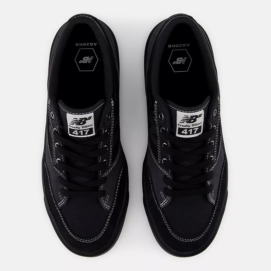 New Balance Numeric Franky Villani 417 Low Black/Cement footwear New Balance Numeric 