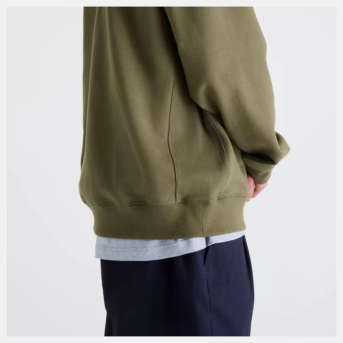 New Balance Numeric French Terry Crewneck Wakame crewnecks New Balance Numeric 