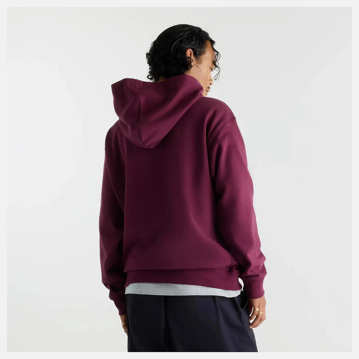 New Balance Numeric French Terry Hood Mulled Wine hoodies New Balance Numeric 