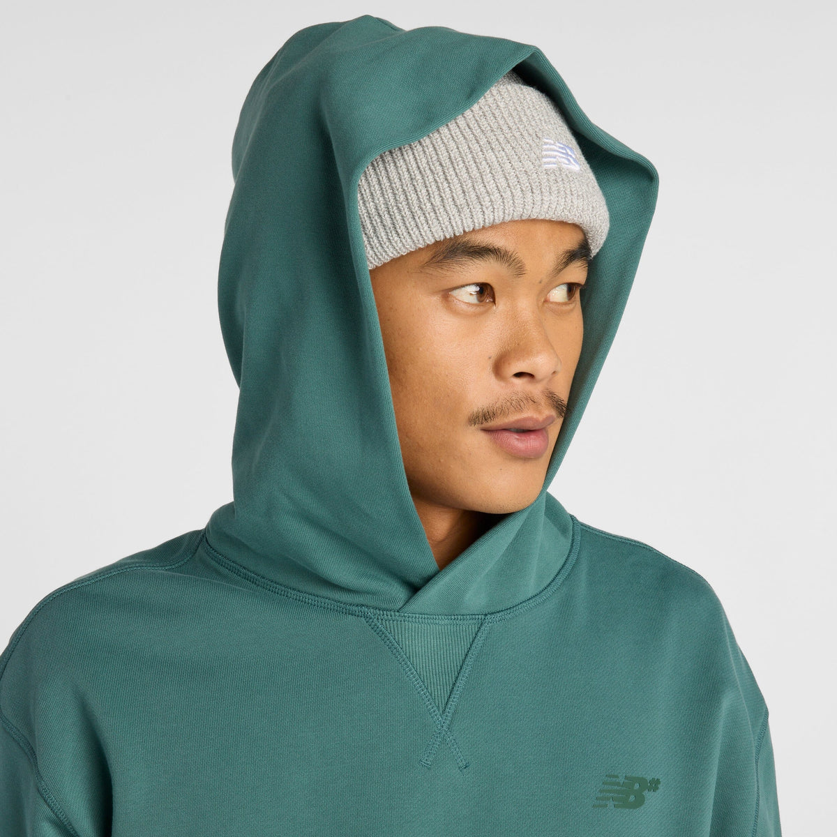 New Balance Numeric French Terry Hoodie New Spruce hoodies New Balance Numeric 
