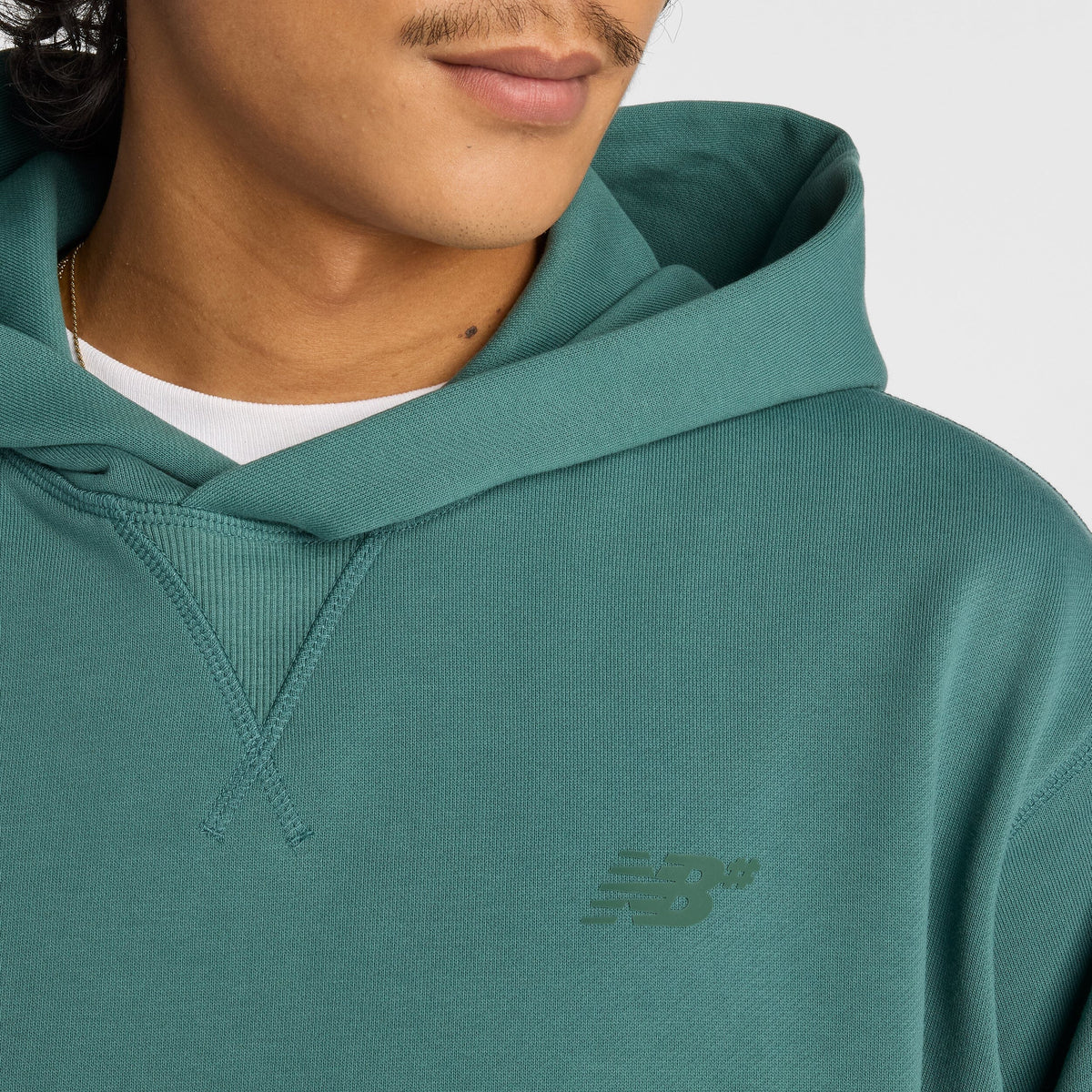 New Balance Numeric French Terry Hoodie New Spruce hoodies New Balance Numeric 
