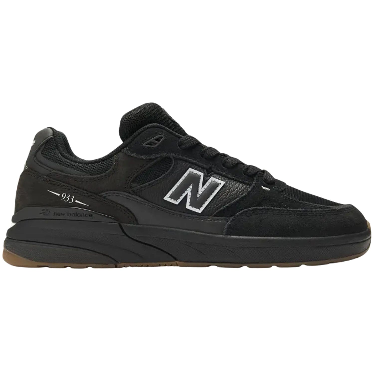 New Balance Numeric Reynolds 933 Black/Gum footwear New Balance Numeric 