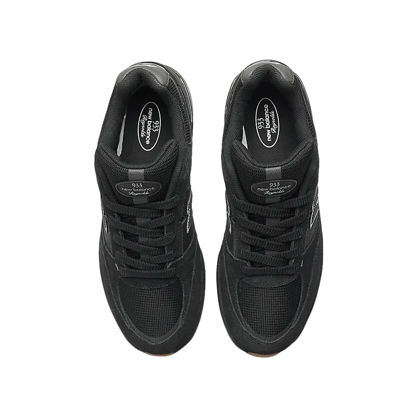 New Balance Numeric Reynolds 933 Black/Gum footwear New Balance Numeric 