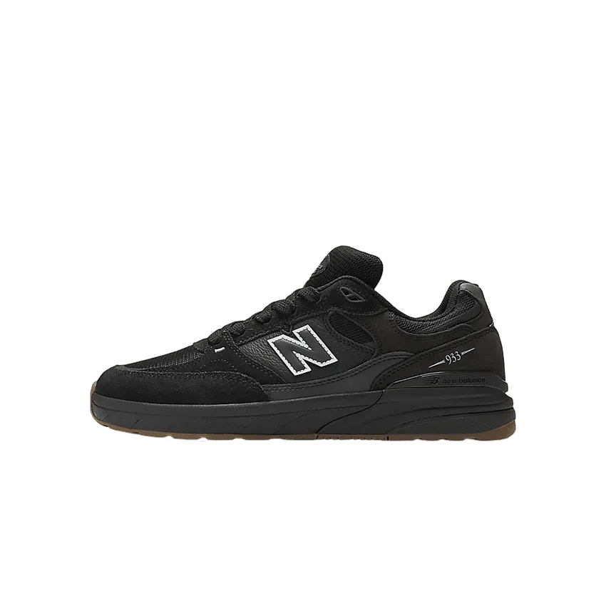 New Balance Numeric Reynolds 933 Black/Gum footwear New Balance Numeric 