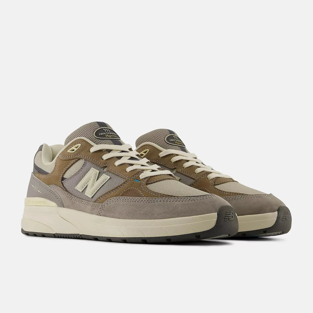 New Balance Numeric Reynolds 933 Grey Days 26 Marblehead/Island Blue footwear New Balance Numeric 