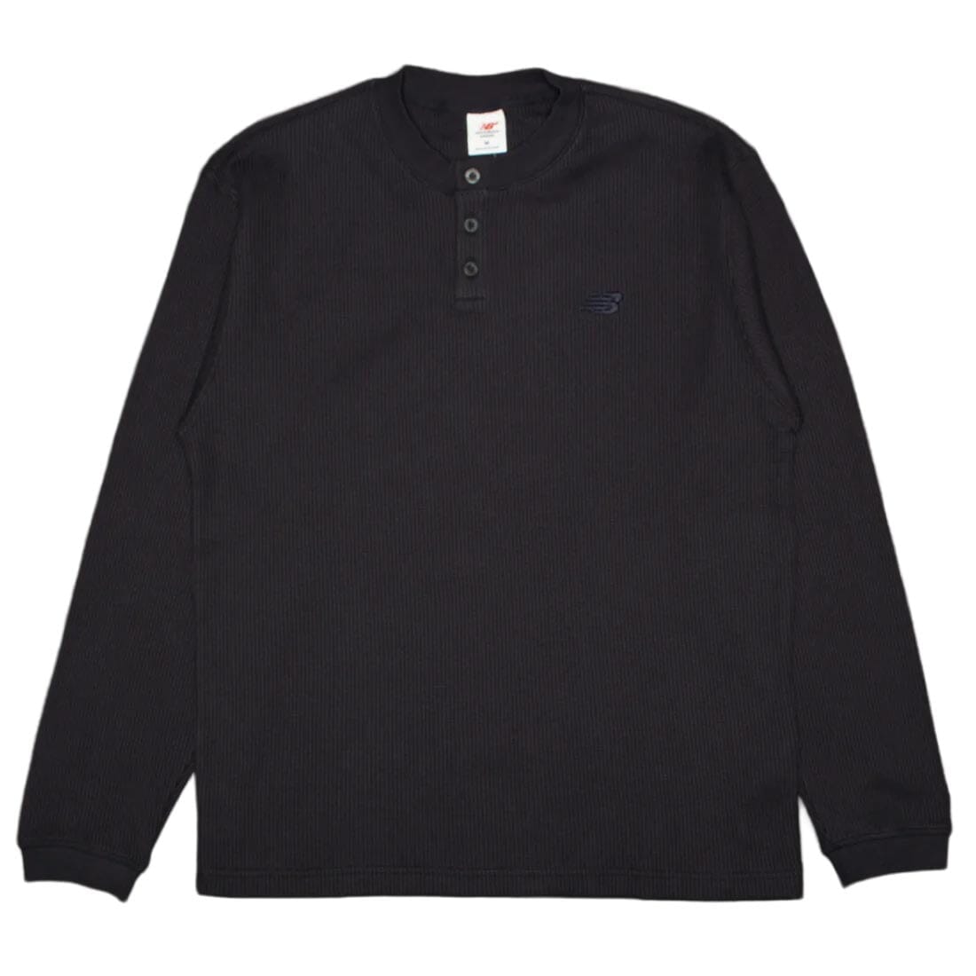 New Balance Numeric Waffle Knit Henley Dark Night shirts New Balance Numeric 