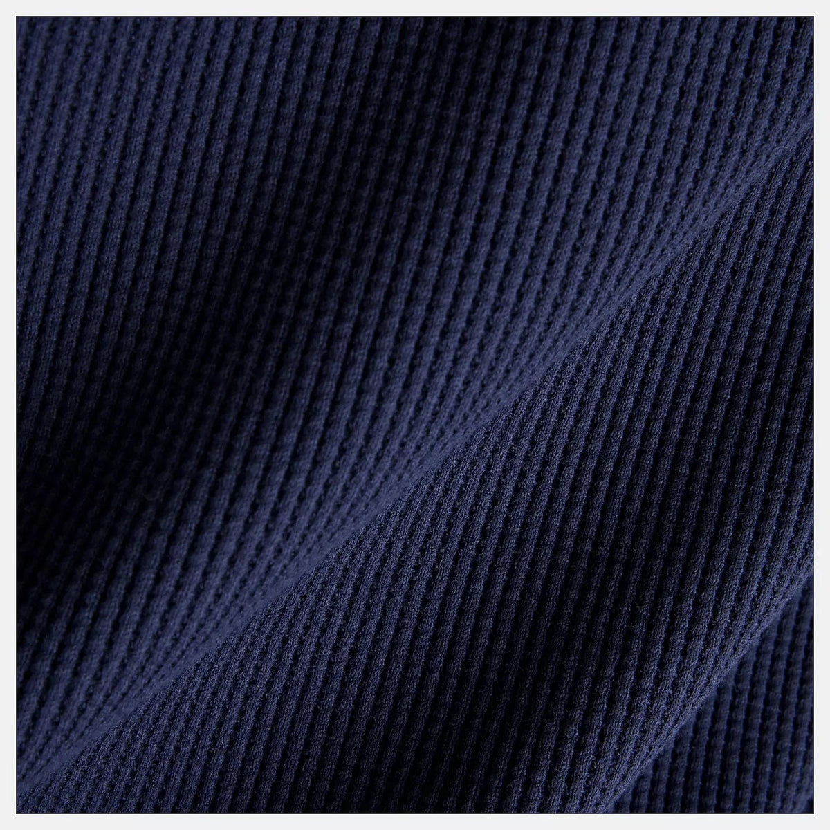 New Balance Numeric Waffle Knit Henley Dark Night shirts New Balance Numeric 