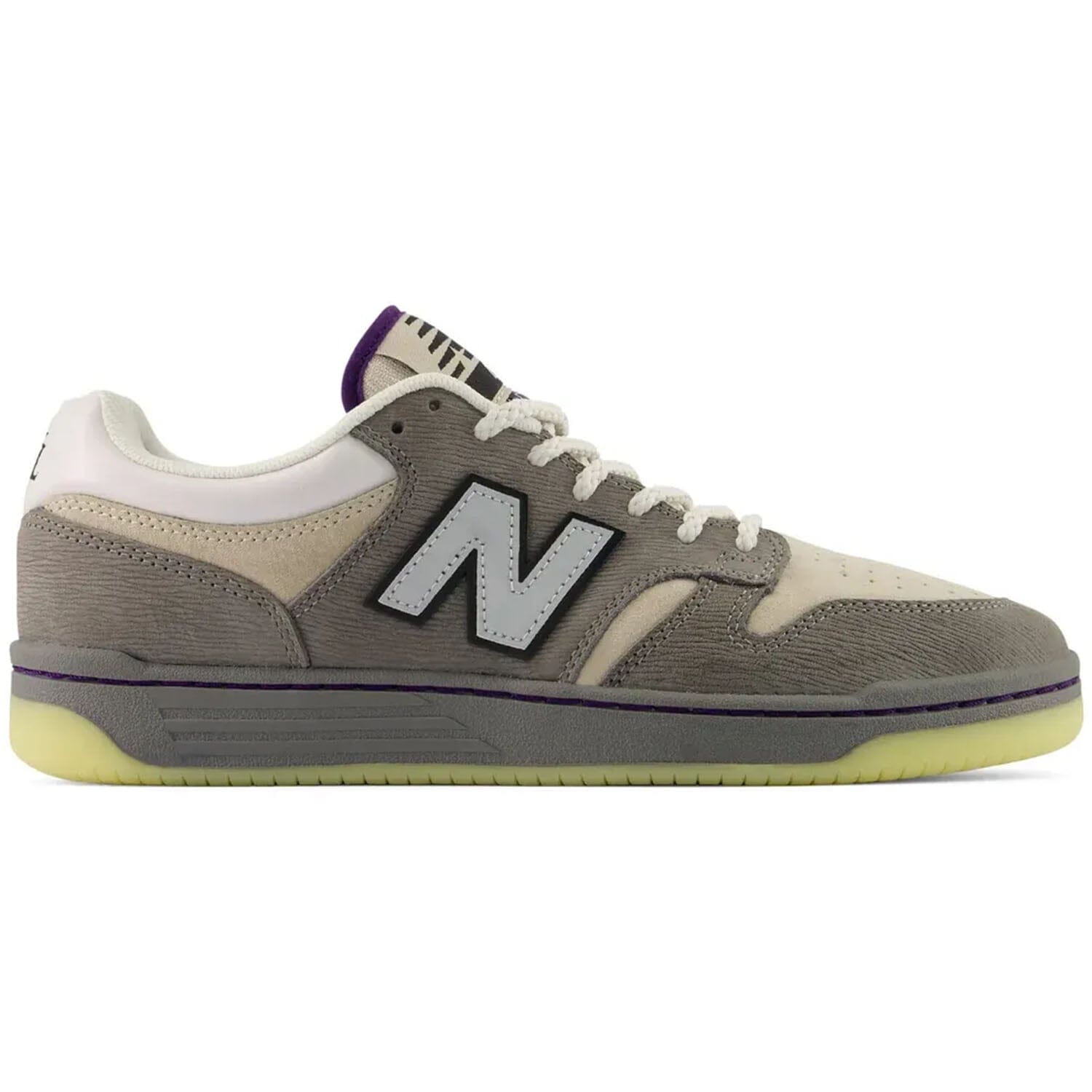 New Balance Numeric x Civil Quahog 480 Clam Grey/Mother of Pearl footwear New Balance Numeric 8 