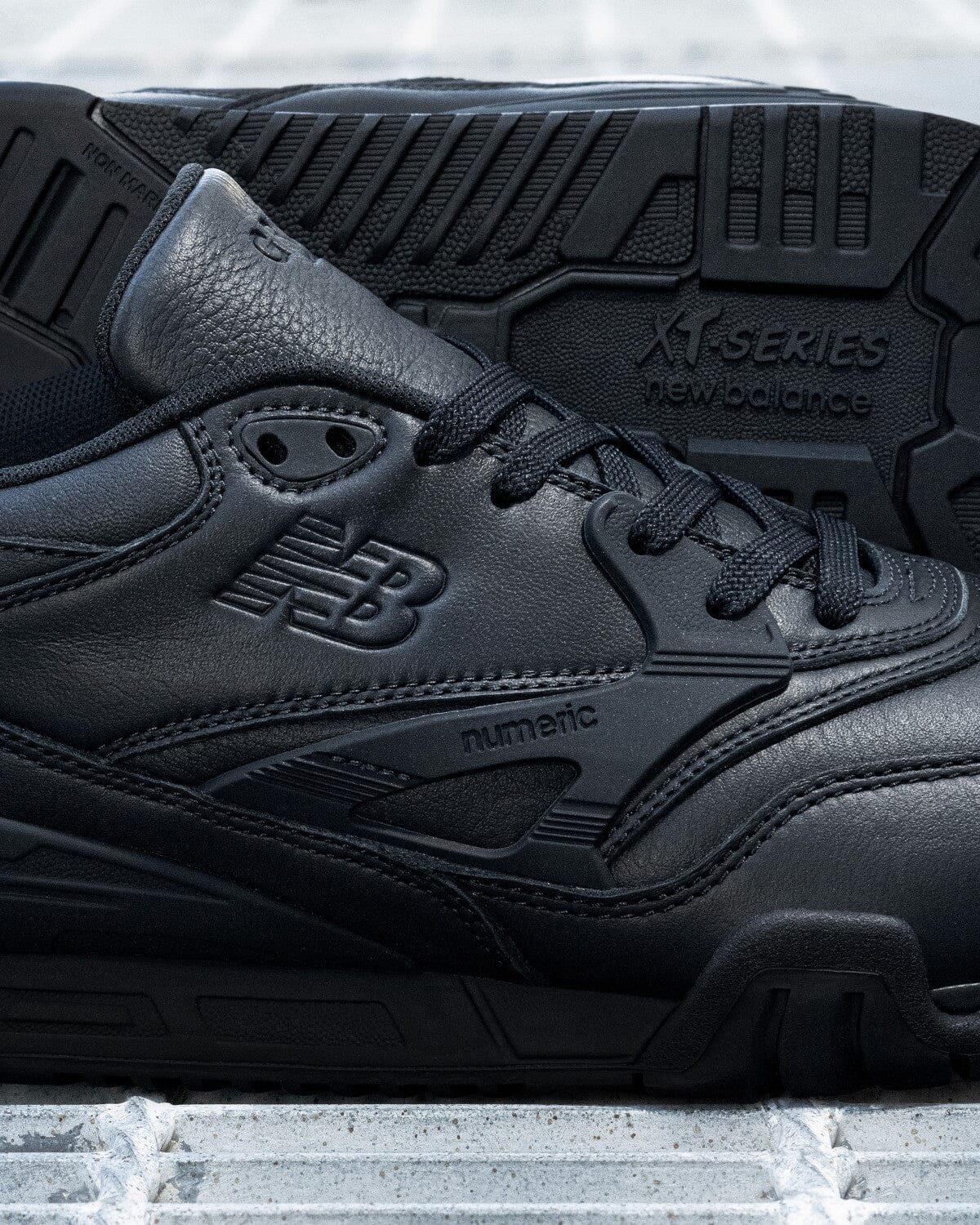 New Balance Numeric x Grand NM770 Leather Black footwear New Balance Numeric 