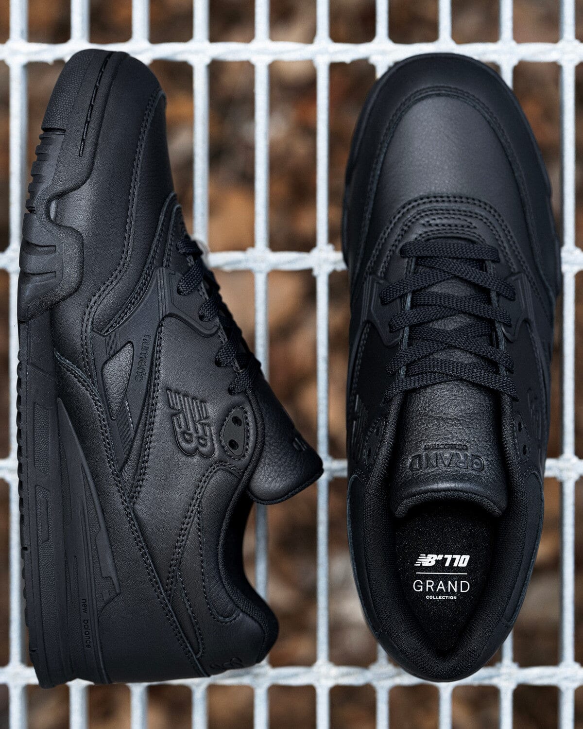 New Balance Numeric x Grand NM770 Leather Black footwear New Balance Numeric 