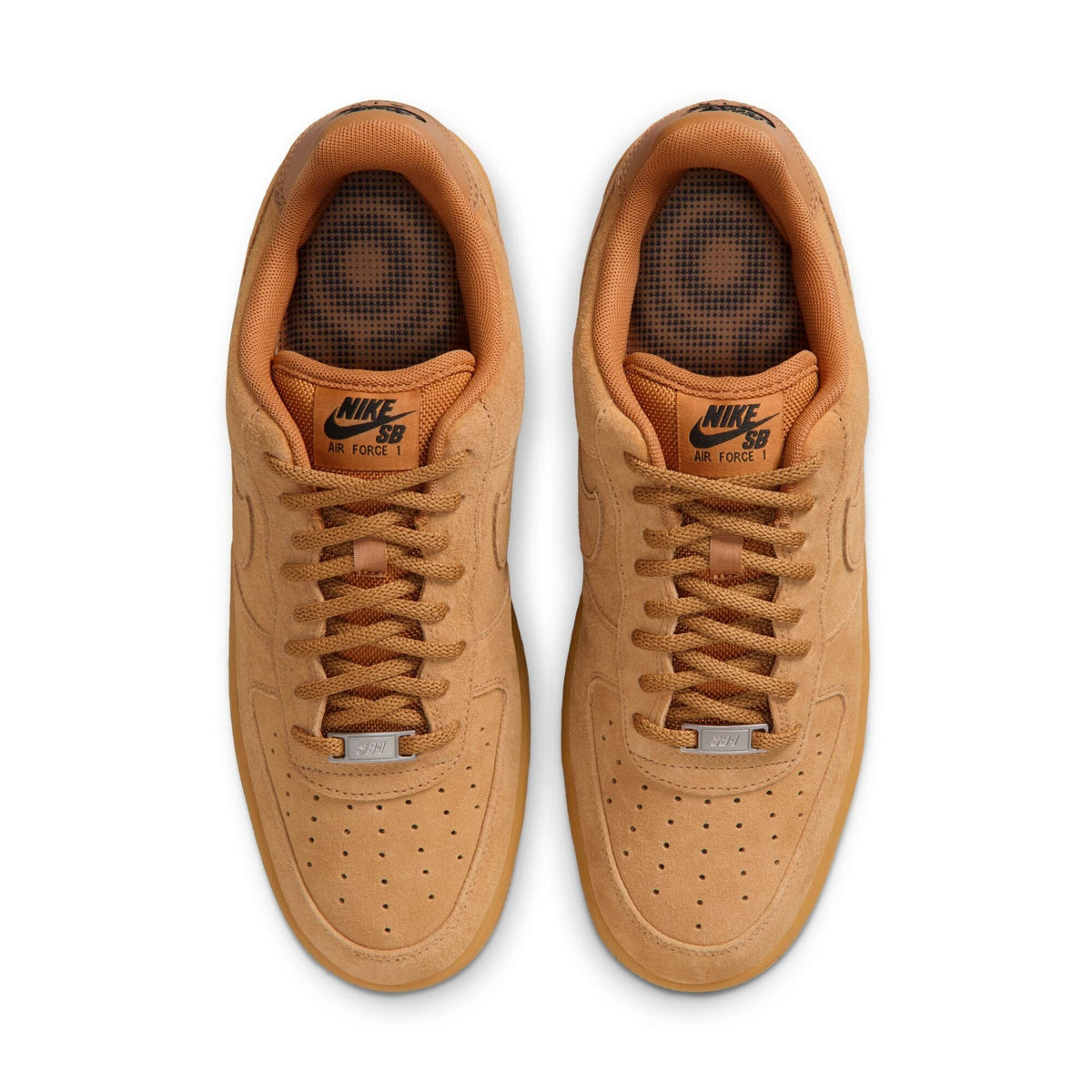 Nike SB Air Force 1 Flax/Black/Gum Light Brown footwear Nike SB 