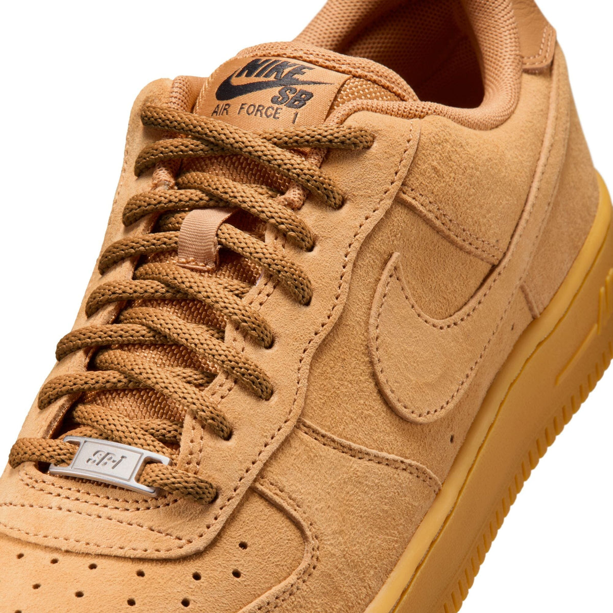 Nike SB Air Force 1 Flax/Black/Gum Light Brown footwear Nike SB 