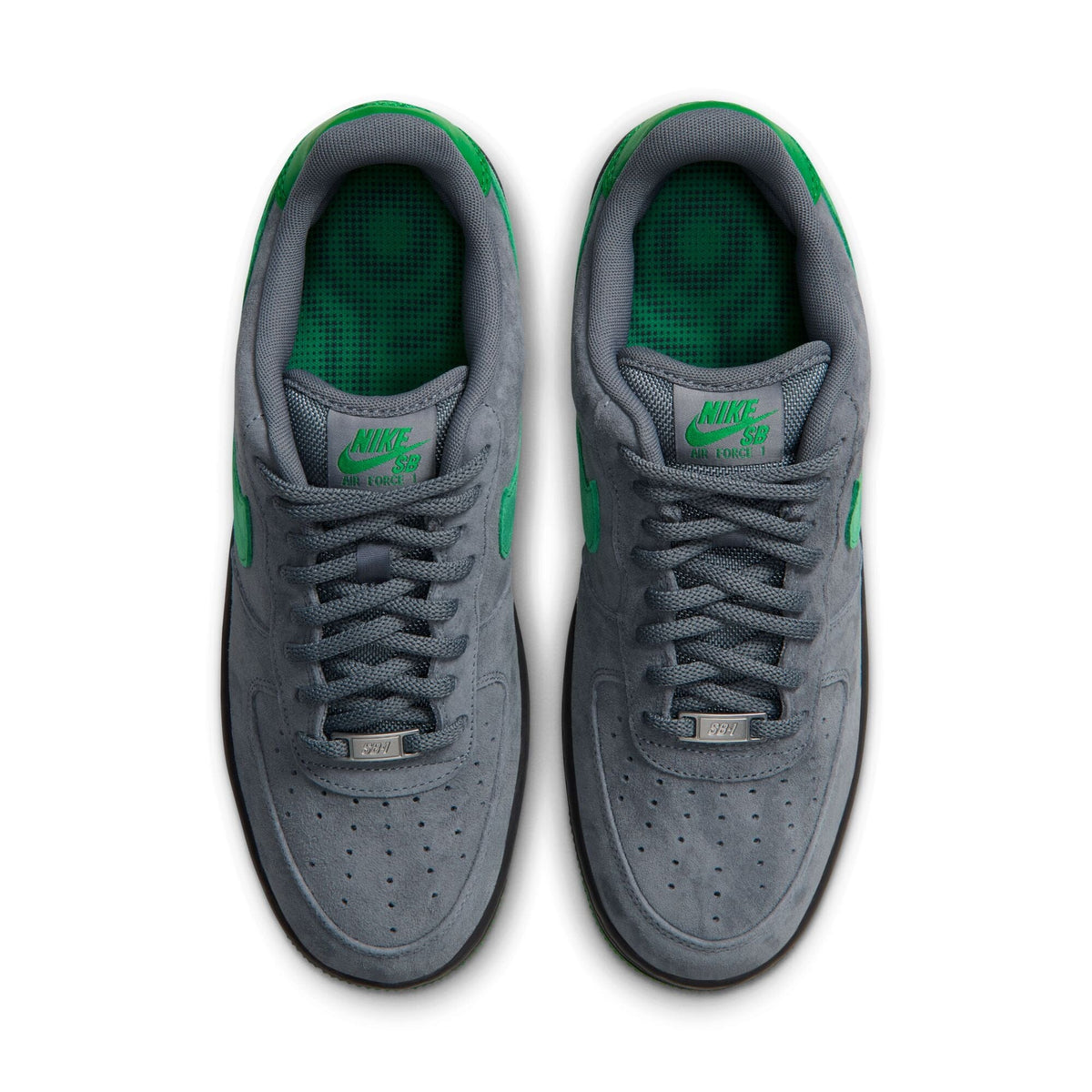 Nike SB Air Force 1 SE Cool Grey/Court Green/Black footwear Nike SB 