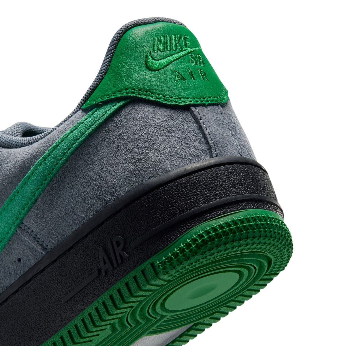Nike SB Air Force 1 SE Cool Grey/Court Green/Black footwear Nike SB 