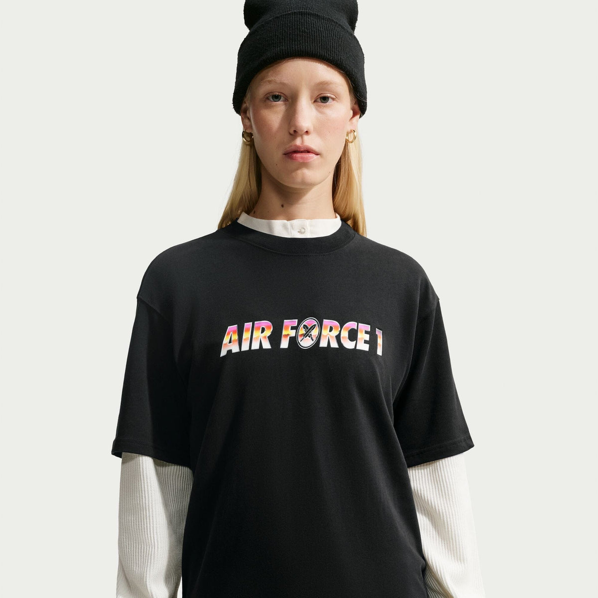 Nike SB Black Yuto Horigome Air Force 1 Skate Tee tees Nike SB 