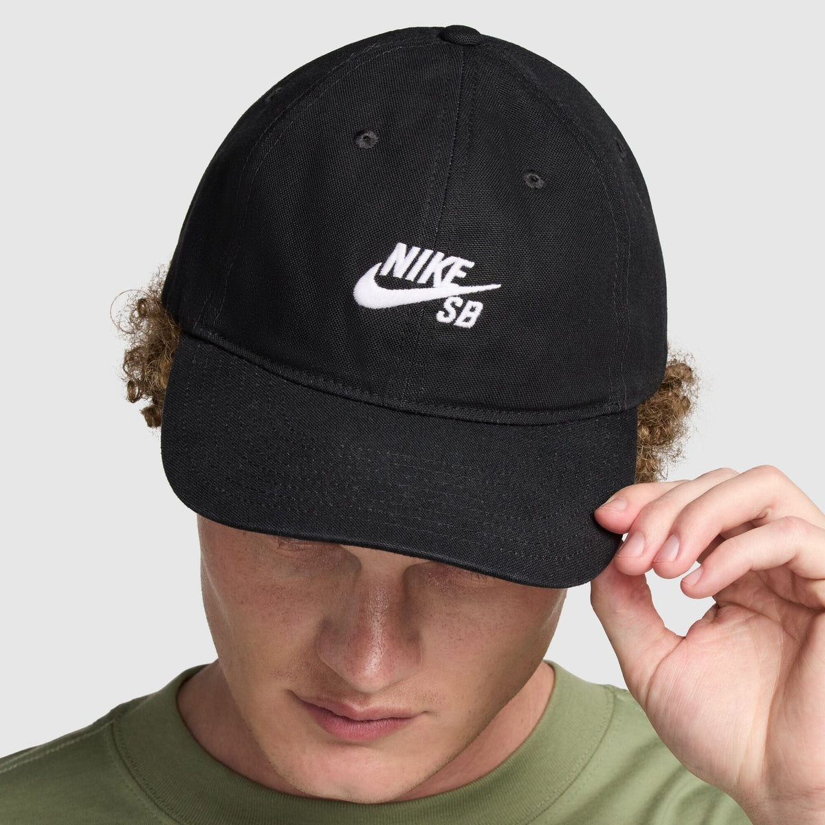 Nike SB Club Cap Black/White L/XL hats Nike SB 