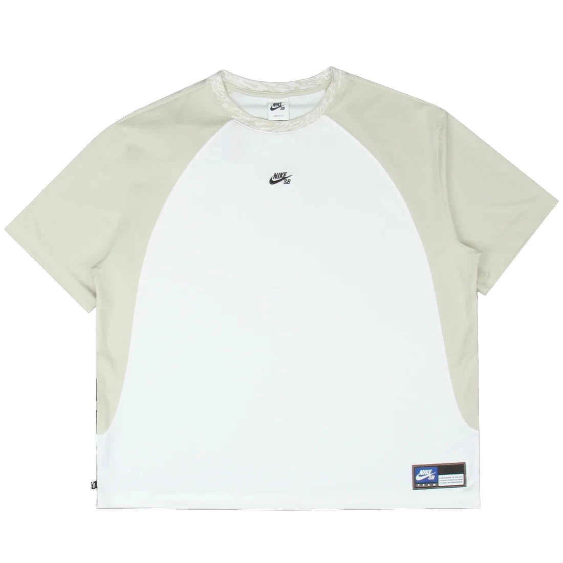 Nike SB Dri-FIT Knit Skate Jersey White/Light Bone/Black shirts Nike SB 