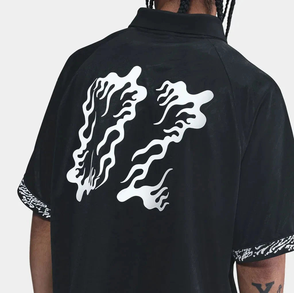 Nike SB DriFIT Jacquard Skate Jersey Black/White shirts Nike SB 