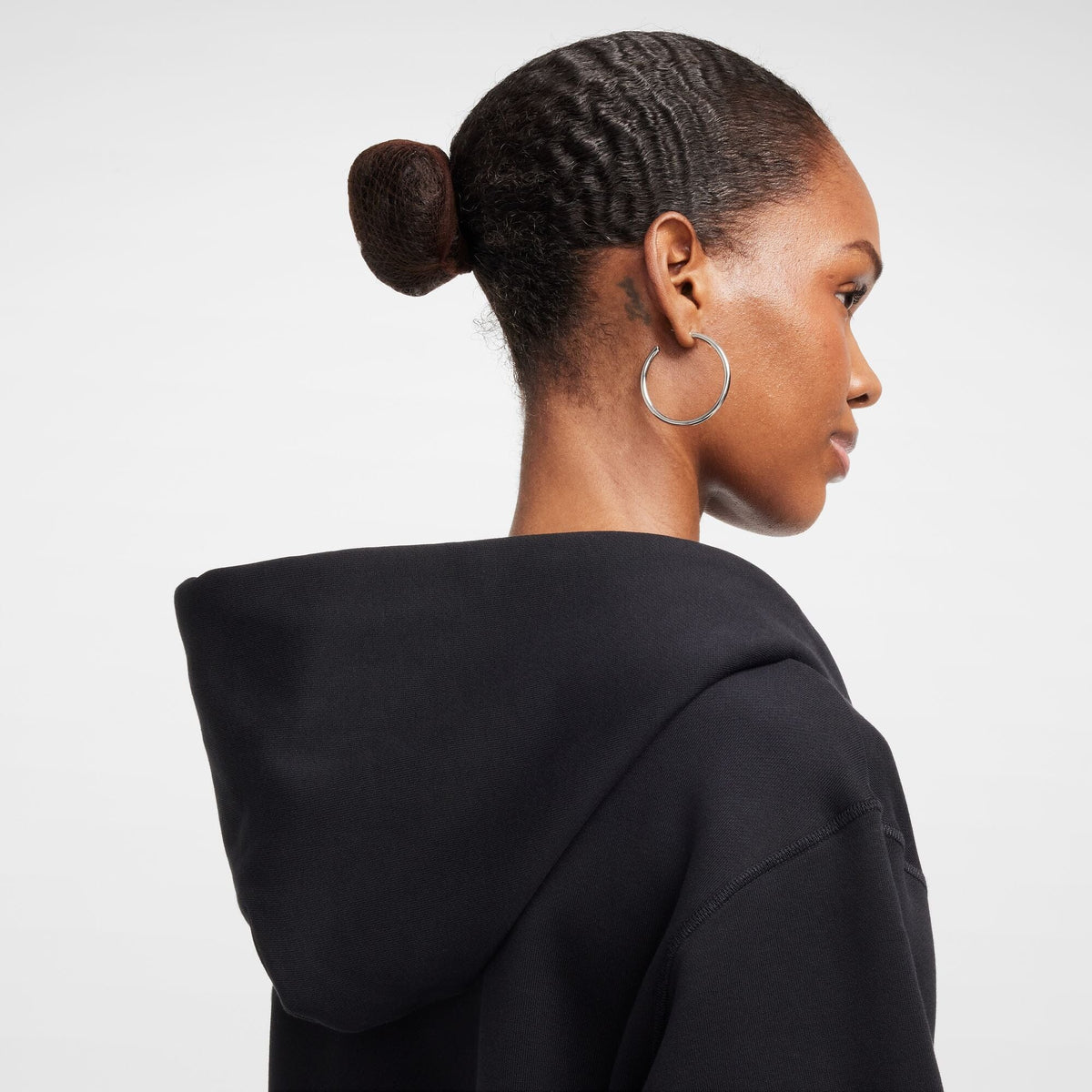 Nike SB Essential Full-Zip Fleece Skate Hoodie Black/White hoodies Nike SB 