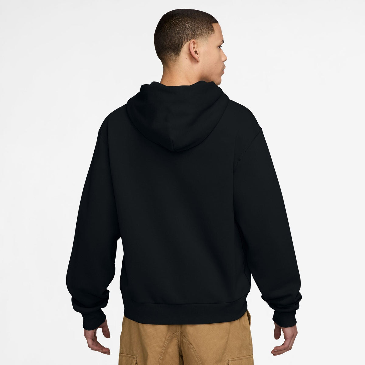Nike SB Essential Full-Zip Fleece Skate Hoodie Black/White hoodies Nike SB 
