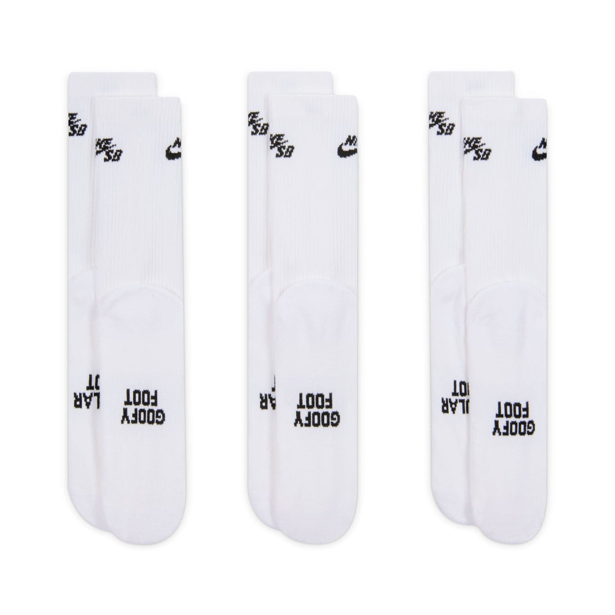 Nike SB Everyday Elevated Skate Socks 3 Pack White socks Nike SB 