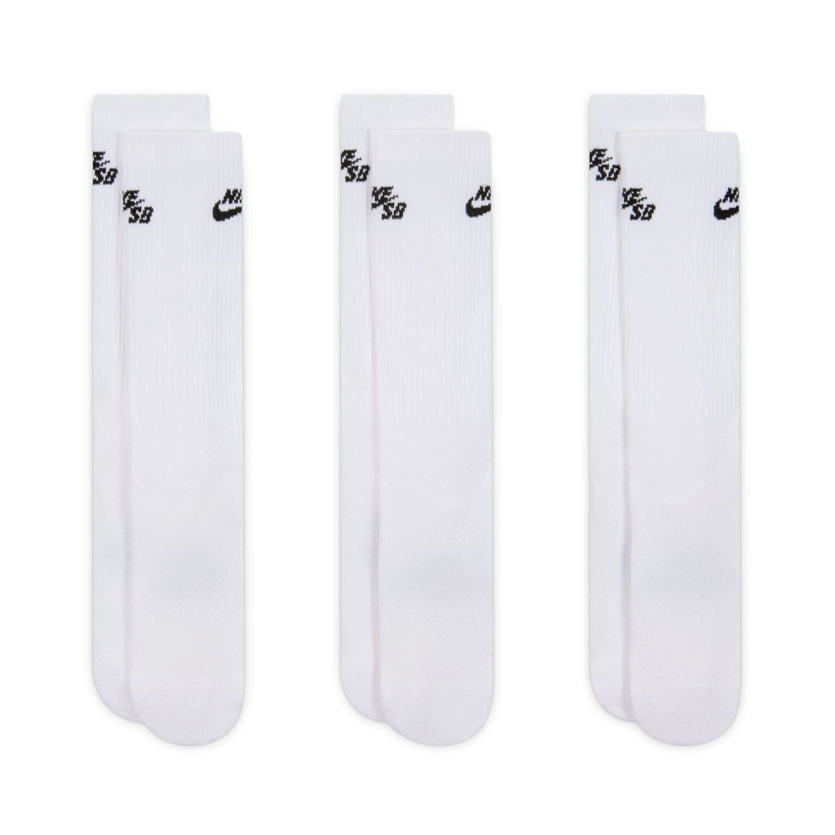 Nike SB Everyday Elevated Skate Socks 3 Pack White socks Nike SB 