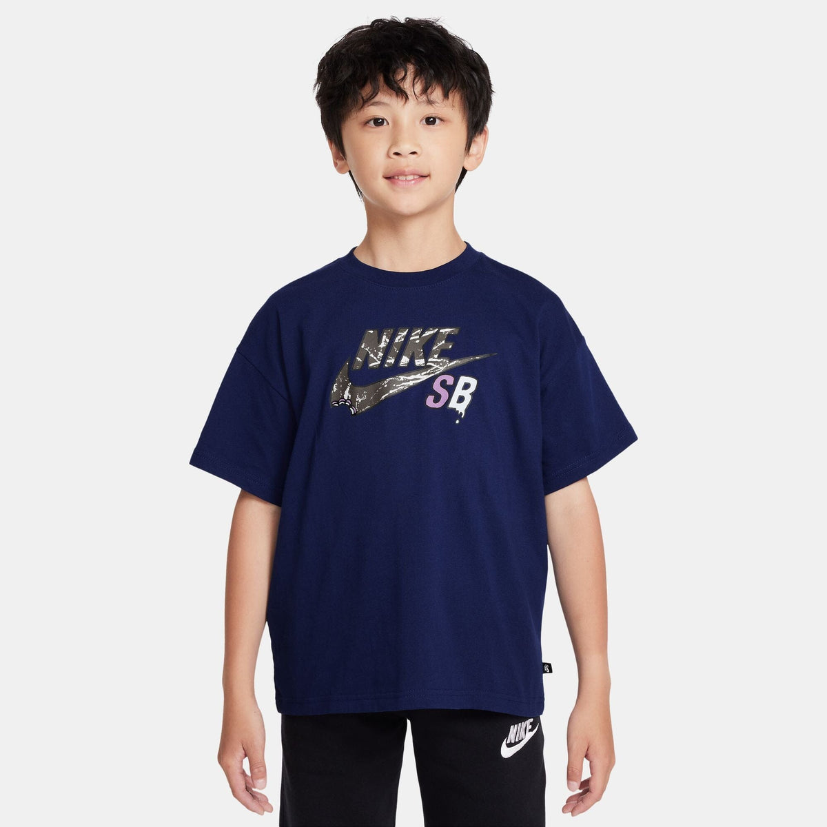 Nike SB HBR Big Kids Tee Blue Void tees Nike SB 