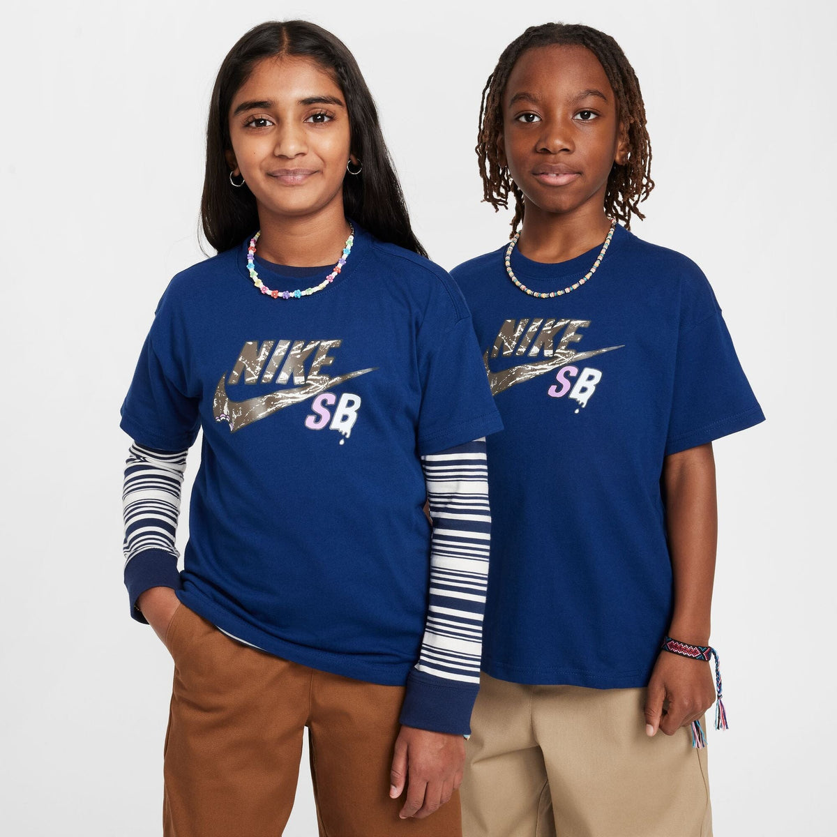 Nike SB HBR Big Kids Tee Blue Void tees Nike SB 