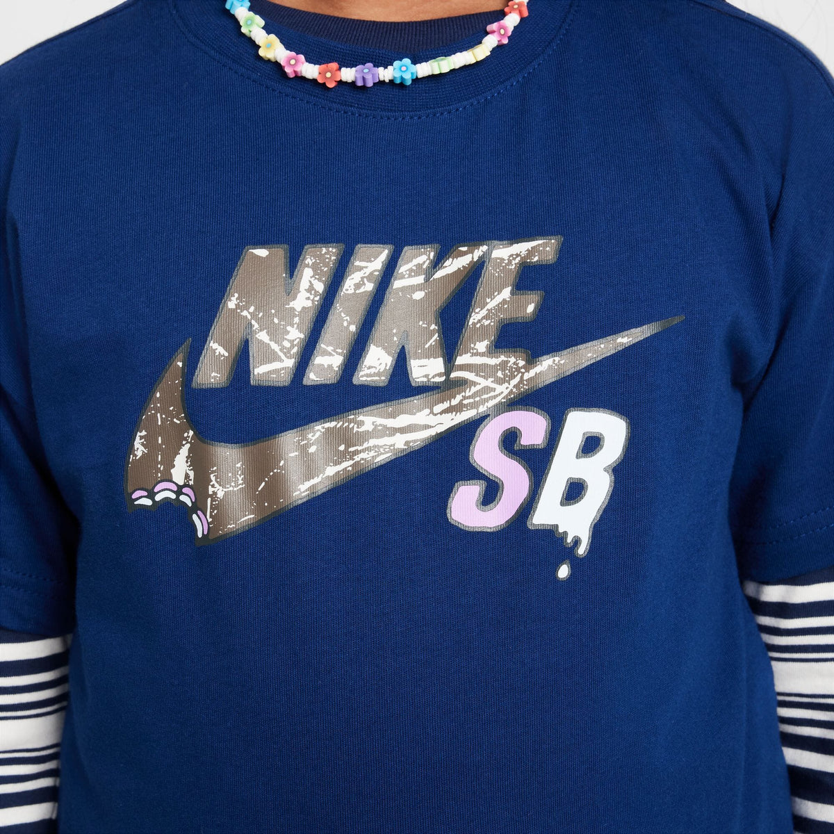 Nike SB HBR Big Kids Tee Blue Void tees Nike SB 