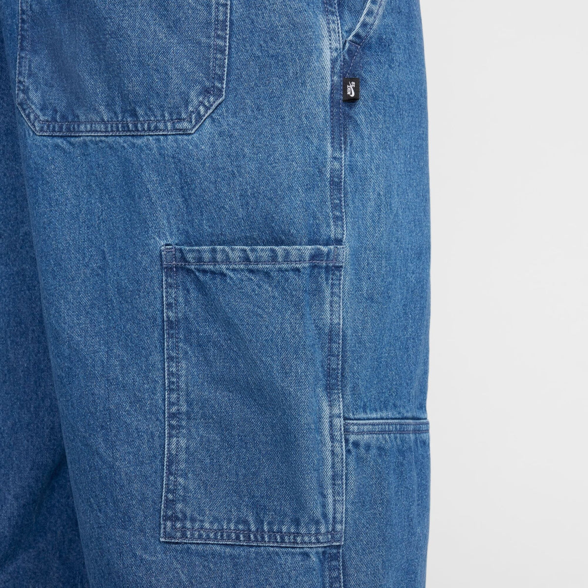 Nike SB Loose Double Knee Denim Skate Pant Diffused Blue Pants Nike SB 