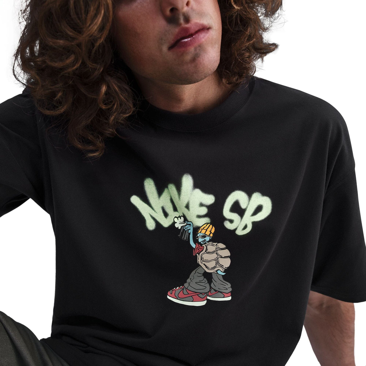Nike SB M90 Spray Turtle Tee Black Tees Nike SB 