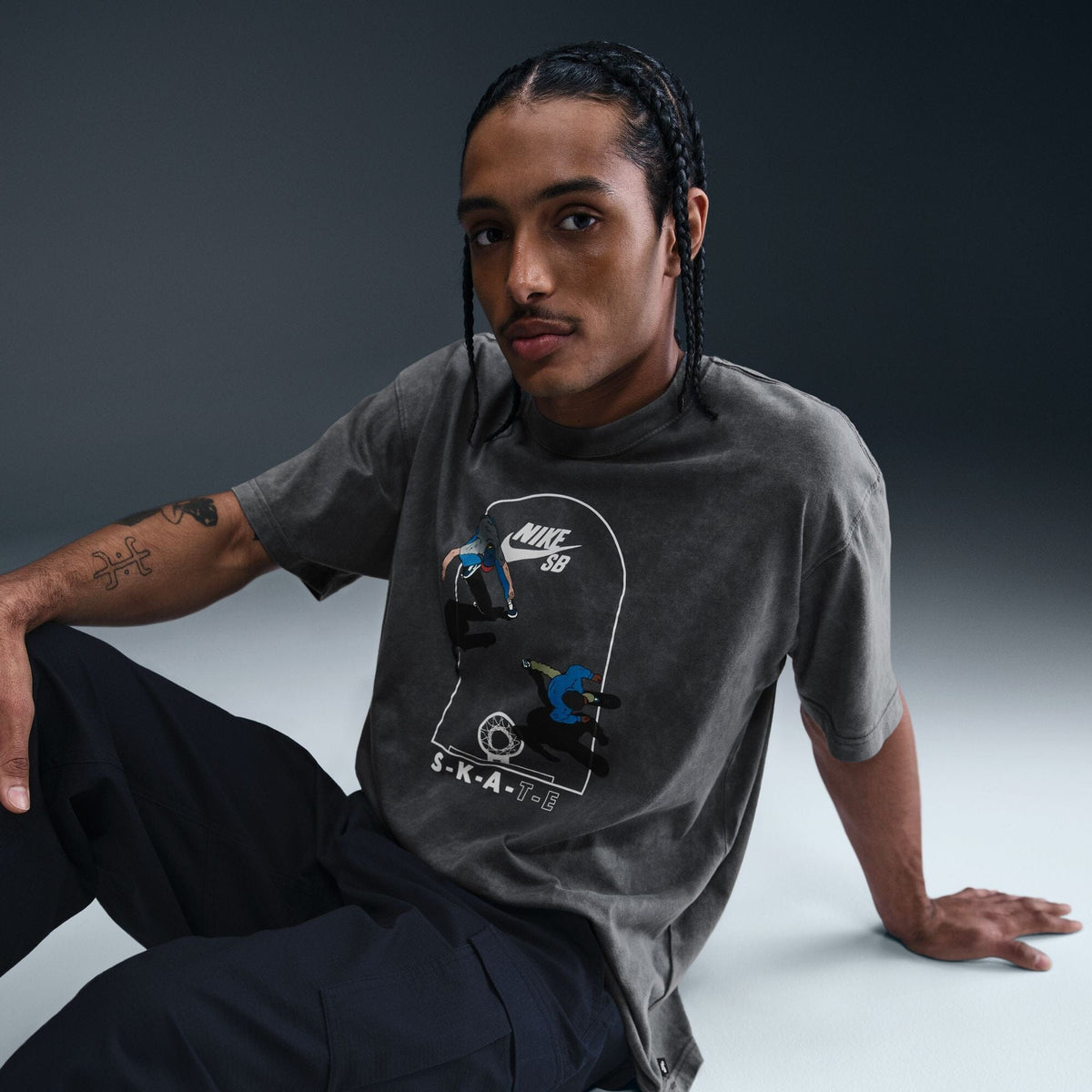 Nike SB Max 90 Game of Skate Tee Anthracite Tees Nike SB 