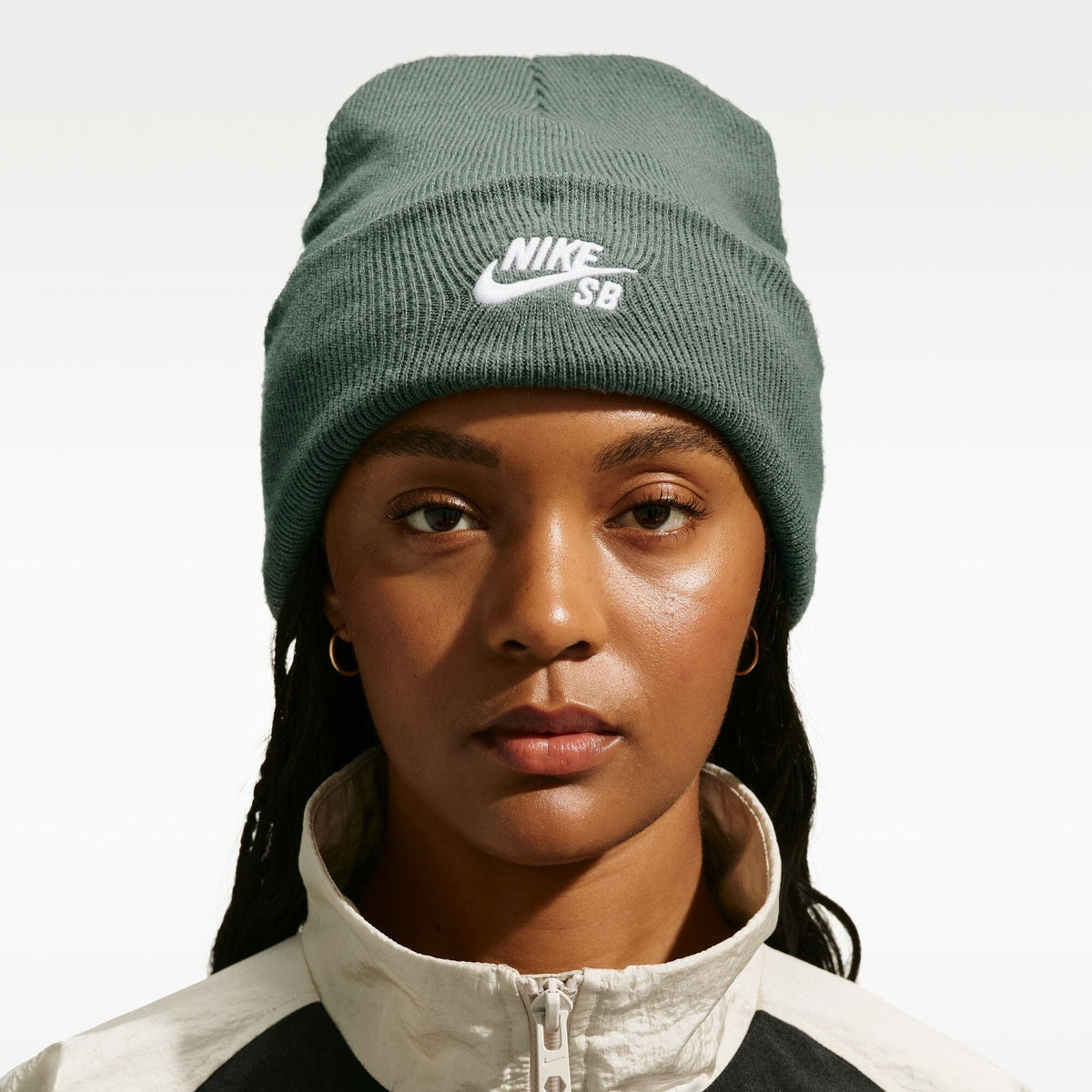 Nike SB Peak Skate Beanie Camo Green/White beanies Nike SB 
