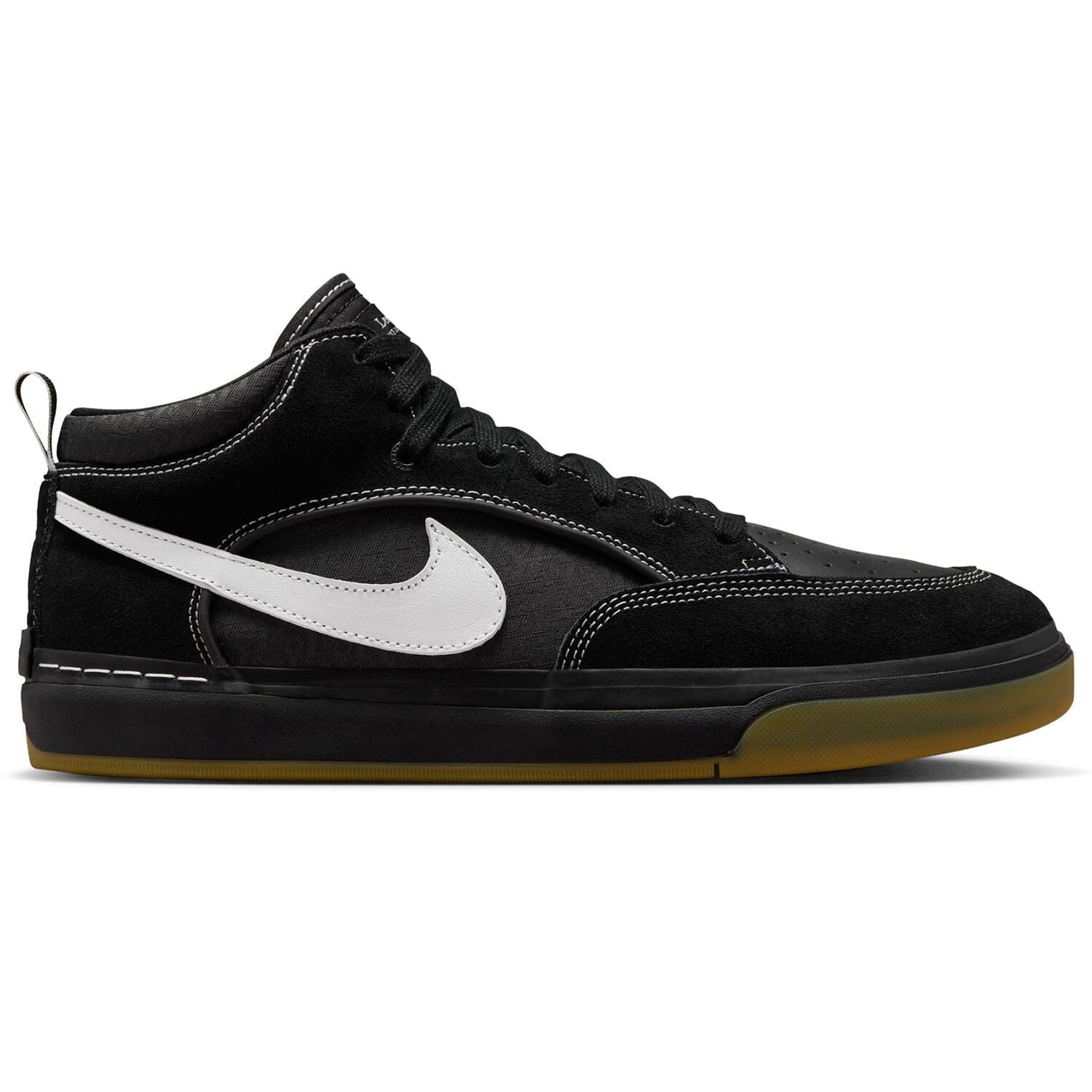 Nike SB React Leo Black/White/Gum Light Brown footwear Nike SB 